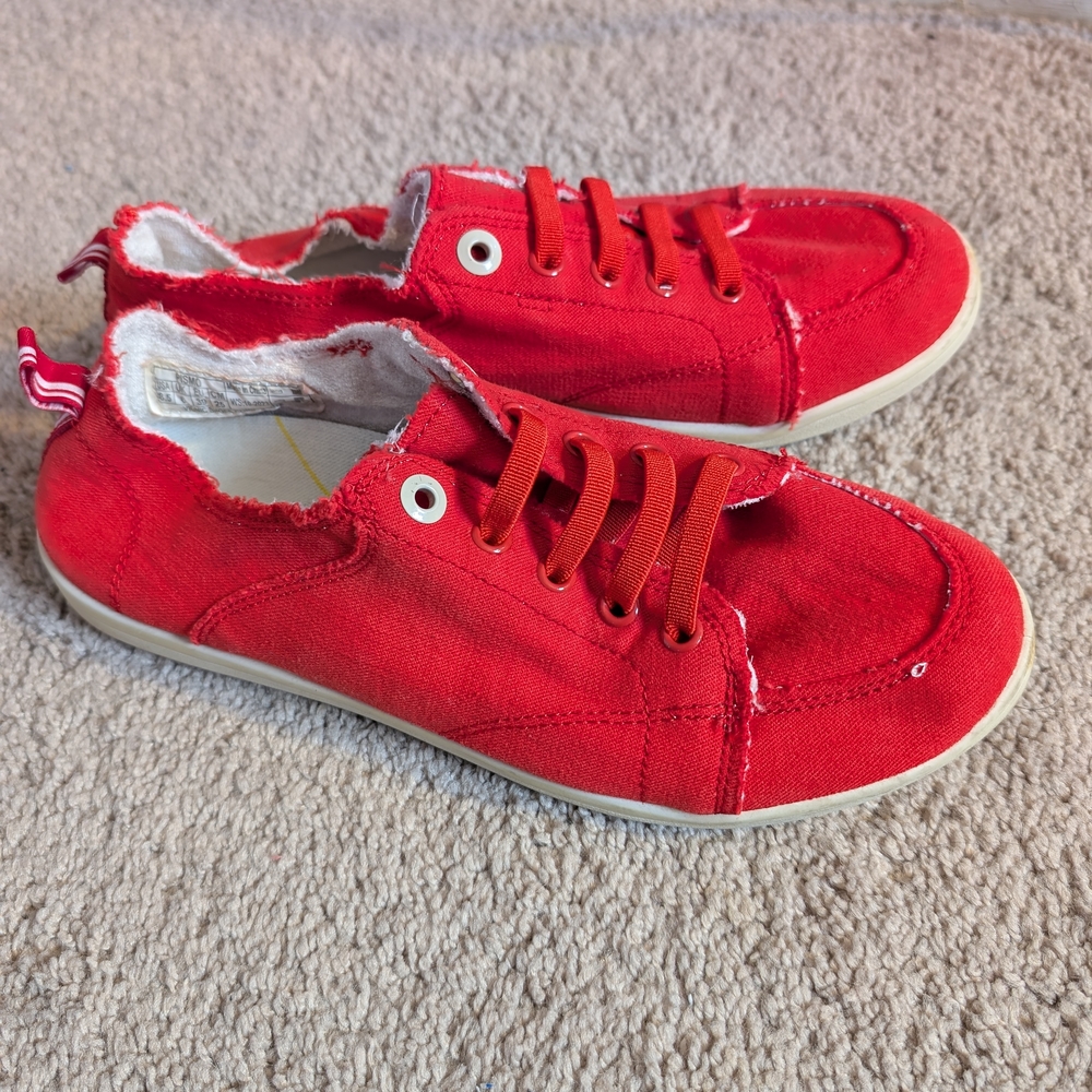 Vionic Beach Bright Red Slip-On Shoes
